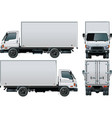 Delivery cargo truck vector image