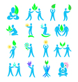 Environment design elements and icons vector image