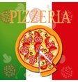 Pizza Menu Template vector image
