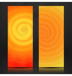 Summer Orange Banner Summer Orange Banner vector image