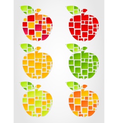 Apple design vector image