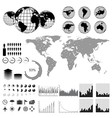 Infographics set vector image