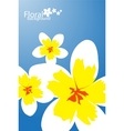 Floral background vector image