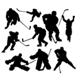 Hockeyplayers vector image