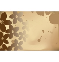 Floral background vector image