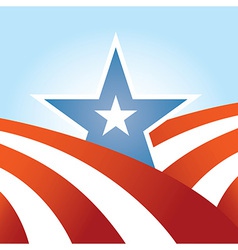 Abstract american design vector image