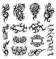 Tribal tattoo set vector image