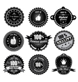 Vintage styled labels Vintage styled labels vector image
