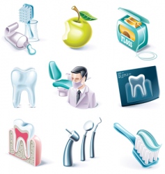 Cartoon icons vector image