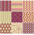 Retro seamless pattern vector image