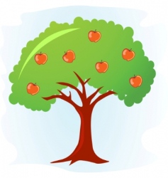 Apple tree vector image