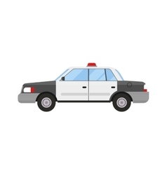 Police car sport modern style flat Police car sport modern style flat vector image