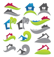 Real estate and property vector image