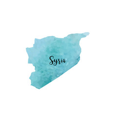 Abstract syria map Abstract syria map vector image