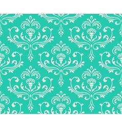 Classic floral seamless ornate background vector image