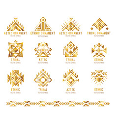 Tribal business logo card Tribal business logo card vector image