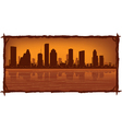 Houston skyline vector image