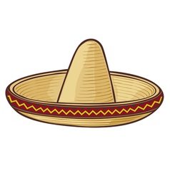 Sombrero mexican hat vector image
