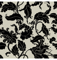 Seamless pattern with flowers vector image