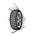 Wheel tyre vector image