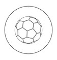 Football icon outline single sport icon from the Football icon outline single sport icon from the vector image
