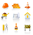 Building icons vector image