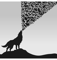 Wolf5 vector image