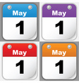 Calendar vector image