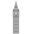 Big Ben vector image
