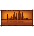 Singapore skyline vector image