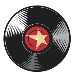 Vinyl disc vector image