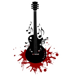 Abstract music background vector image