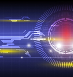 Digital technology background vector image