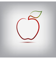 Apple logo vector image