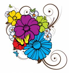 Flowers Flowers vector image