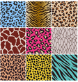 Seamless animal skin fabric pattern vector image