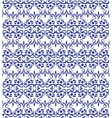 Blue elegant pattern with vintage elements Blue elegant pattern with vintage elements vector image
