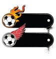 Banners balls vector image