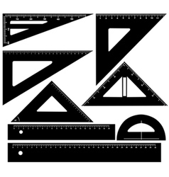 Technical drawing equipment vector image