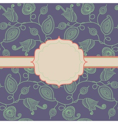 Floral background vector image
