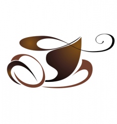 Coffee cup vector image