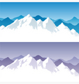 Mountain range vector image