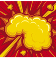 Comic Book Explosion vector image