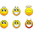 Smiles vector image