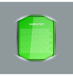 Slotted Rounded Rectangle Frames vector image