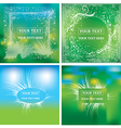 Natural frames background Natural frames background vector image