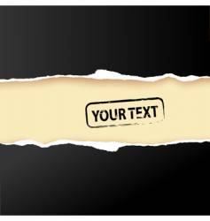 Fragmentary paper vector image