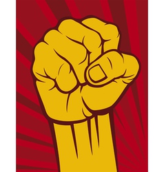 Clenched Fist Poster vector image