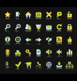 Web icon set vector image