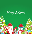 Christmas card vector image